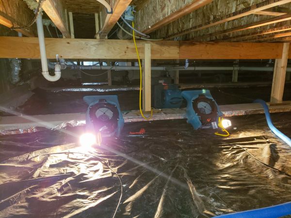 Crawlspace Water Removal in Monroe
